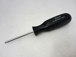 Vintage Snap-on Square Screwdriver Black Hard Handle S-8698 Usa. Fixed Price $13.95.