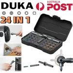 Duka 24IN1 Multi-purpose Ratchet Wrench Screwdriver Set Magnet Bits Repair Tools. Fixed Price $41.57.