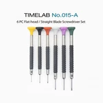 Timelab Watch Jewelry Repair Tool Screwdriver Kit Set Flat Head Blades 6 Pcs. Fixed Price $52.15.