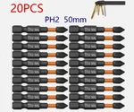 20PCS PH2 Impact Duty Driver Set Magnetic Phillips Screw 50MM. Fixed Price $15.29.