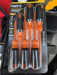 Klein Tools 6-PIECE Insulated Screwdriver Set Philips Slotted 85076INS. Fixed Price $25.00.