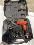 Stalwart 37 Piece 3.6V Cordless Screwdriver With Led Drill Bit. Fixed Price $10.00.