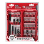 Milwaukee Tool Shockwave Impact Duty Driver Bit Set - 55PC. Fixed Price $45.00.