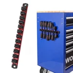 Workpro Magnetic Screwdriver And Wrench Organizer, Aluminum Rail.... Fixed Price $15.53.