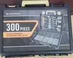Jacksonpalmer 300PC Screwdriver & Drill Bit Set W/ Black Hard Case. Fixed Price $90.00.
