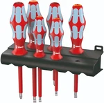 Wera 3165 I/6 Vde Stainless Steel Screwdriver Set With Rack Pieces 05022745001. Fixed Price $59.99.