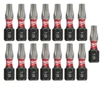 Milwaukee Shockwave In. Impact T25 Insert Bits (15 Pack). Fixed Price $13.64.