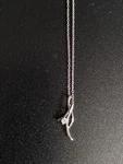 Diamond Necklace 18K White Gold - Meticulously Curated Elegant Design. Fixed Price $997.28.