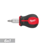 Milwaukee 48-22-2762 Tool 6-IN-1 Stubby Multi-bit Screwdriver. Fixed Price $21.47.