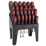 26-PIECE Screwdriver Set With Wall Mount, Stand, Magnetic Black,orange. Fixed Price $58.49.