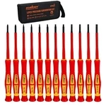Horusdy 12-PIECE Precision Screwdriver Set, 1000V Insulated Orange. Fixed Price $21.99.