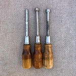 Vintage Walden Worcester Spintite Nut Drivers : 3406, 3410, 3411. Fixed Price $25.00.