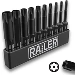 10PC Tamper Proof Torx Bit Set S2 Steel T8-T45 Security Star Screwdriver. Fixed Price $25.99.