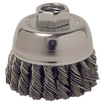 Weiler 13021 2-3/4", 3/8"-24 Single Row Steel Heavy Duty Knot Wire Cup Brush Usa. Fixed Price $22.50.