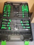 107-PIECE Magnetic Screwdriver Set With Case Slotted Phillips Hex Torx. Fixed Price $36.71.