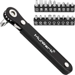 Mulwark 20PCS Small Screwdriver Set, 1/4" Right Angle 90-DEGREE. Fixed Price $82.18.