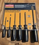 Rare Vntg Nos Craftsman Professional 6PC Screwdriver Set 47456 Usa. Fixed Price $159.99.
