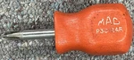 Mac Tools Screwdriver Phillips Head P3012AR Orange. Fixed Price $23.88.