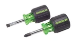 2 Piece Stubby Screwdriver Set For Electrical And Mechanical Repair Tasks. Fixed Price $24.96.