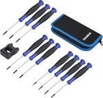 Workpro 10-PIECE Precision Screwdriver Set With Pouch, Magnetic Small. Fixed Price $19.01.