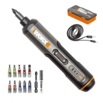 Worx WX240L 4V 3-SPEED Cordless Screwdriver With 12 Bit Set. Fixed Price $45.20.