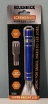 Roughneck Aircraft Aluminum Screwdriver W/led Light & 6 Store Inside Bits Blue. Fixed Price $10.99.