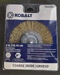 Kobalt 4" Coarse Wire Wheel Brush - New 0323653. Fixed Price $6.00.