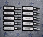 (10) Apex T30 Torx Point 5/16 Hex Drive 480-TX-30 Insert Usa Ten Bits. Fixed Price $46.95.