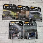 Hot Wheels Halo Set Scorpion, Warthog, Gungoose, Wraith, Covenant Ghost Look**. Fixed Price $154.99.