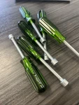 Xcelite Hollow Shaft Nutdriver 11/32 Green Handle. Fixed Price $11.99.