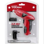 Power Rechargeable 4.8V Cordless Electric Screwdriver With Charger And Bit Set. Fixed Price $24.00.