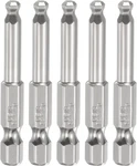 Harfington 5PCS Ball End Hex Screwdriver Bit H4 (4MM) Head 1/4" Shank 50MM. Fixed Price $14.00.