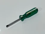 Sk Tools Usa 70044 Green & White Handle Slotted Flat Screwdriver. Fixed Price $19.99.