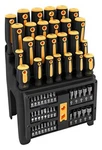 Wilmar PTW1731 Performance Tool Screwdriver And Bit Set With Rack, Yellow/black,. Fixed Price $43.52.
