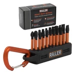Railer 20PC Screwdriver Bit Set - Premium S2 Steel 2" Phillips, Robertson Square. Fixed Price $30.95.