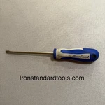 Blue-point By Snap-on Soft Grip 7/32" Flat Head Slotted Screwdriver BSGD4 Spain. Fixed Price $14.00.