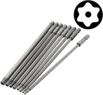 Yakamoz 8PCS 1/4 Inch Hex Shank T8-T40 Magnetic Torx Head Screw Driver Bit Set. Fixed Price $21.02.