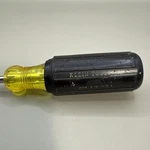 Klein Tools Flathead 605 - 4 Shank Cabinet Tip Screwdriver Usa Rubber Grip. Fixed Price $7.37.