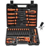 Sinoer 70-PIECE Magnetic Screwdrivers Set With Case, Precision Orange. Fixed Price $54.99.