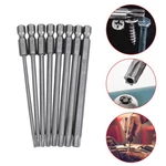 8X Torx Screwdriver Bit Set Hex Security Magnetic Head 150MM Extra Long T8-T40. Fixed Price $9.76.