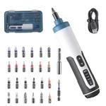 Hantinstom Electrical Tools Compact Power Screwdriver Kit, Magnetic & Black. Fixed Price $49.99.
