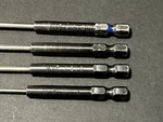 Mip - 4PCS Speed Tip Ball Hex Driver 1.5MM, 2.0MM, 2.5MM And End. Fixed Price $45.00.