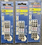 Bosch 3-PIECE 2-1/2" Impact Tough Double-ended Screwdriving Bit Assorted Pack. Fixed Price $17.89.
