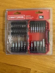 38 Piece - Craftsman Screwdriver Bit Set In Plastic Tough Case New. Fixed Price $24.99.