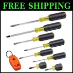 Klein 9-PIECE Screwdriver Set With Magnetizer/demagnetizer. Fixed Price $117.59.