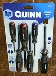 Quinn 6PC Diamond Tip Screwdriver Set With Color Coated End Caps - Item #56198. Fixed Price $24.99.