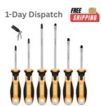 Elead 6PC Magnetic Screwdriver Set Phillips Slotted Cr-v Steel Cushion Grip Pro. Fixed Price $13.63.