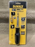Dewalt Max DWHT66569 Rubber/steel Black Handheld Fit In Multi-bit Screwdriver. Fixed Price $17.95.