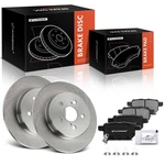 A-premium 10.43 In (265 Mm) Rear Solid Disc Brake Rotors + Ceramic Pads Kit C.... Fixed Price $84.91.