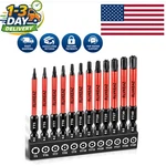 Impact Security Torx Set T5-T40, 3-INCH S2 Steel Tamper-proof Star. Fixed Price $10.79.